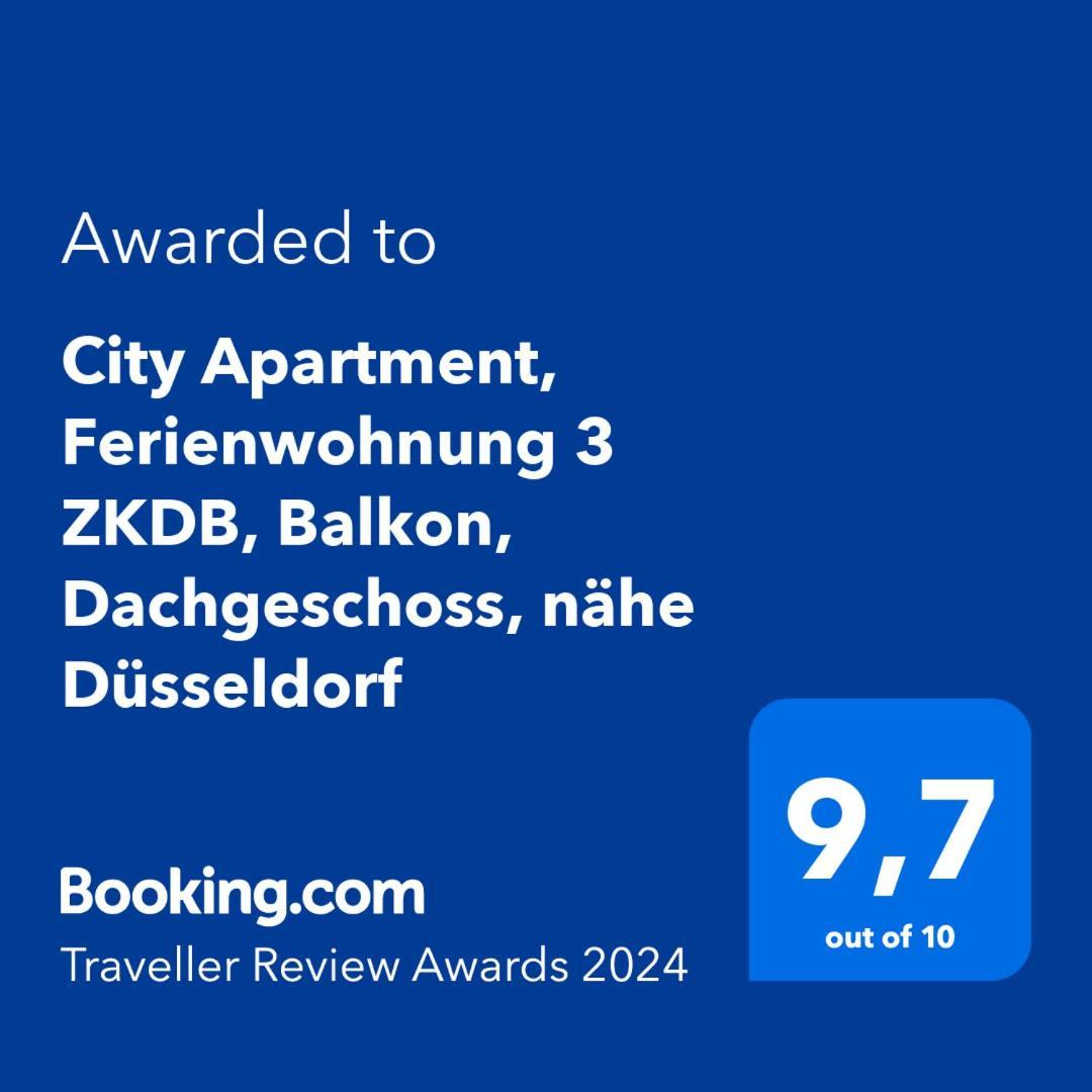 קרפלד City Apartment, Ferienwohnung 3 Zkdb, Balkon, Dachgeschoss, Naehe Duesseldorf מראה חיצוני תמונה